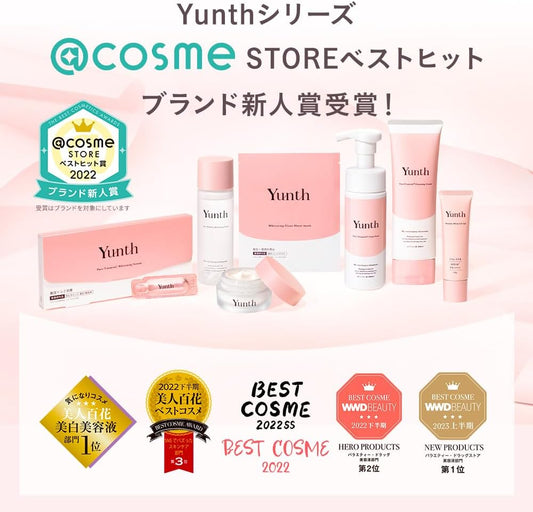 Yunth Raw Vitamin C Clear Foam, 5.1 fl oz (150 ml), Facial Cleansing Foam, Vitamin C, Whitening, Pores, Paraben Free, Mineral Oil Free, Synthetic Fragrance Free, Synthetic Coloring Free, Ascorbic Acid, Skin Care, Yuka Chiba