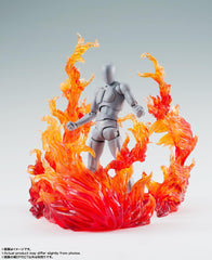 Tamashii EFFECT BURNING FLAME RED Ver. for S.H. Figuarts Non-scale, ABS   PVC, Pre-painted Complete Figure