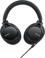 Sony Headphones MDR-1AM2 B: Hi-Res Sealed Foldable Cable Detachable/Balanced Connection Φ4.4 Cable Included Remote Control/Mic Included 2018 360 Reality Audio Certified Model Black MDR-1AM2 B