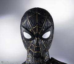 S.H. Figuarts Spider-Man Black   Gold Suit (Spider-Man: No Way Home) Approx. 5.9 inches (150 mm), ABS   PVC Pre-painted Action Figure