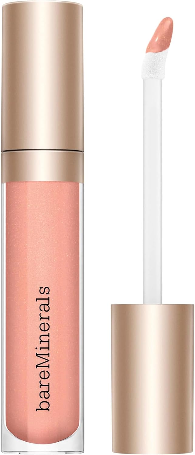 bareMinerals Mineralist Lip Gloss Balm Peace Slightly Milky and Innocent Nude Beige 4mL