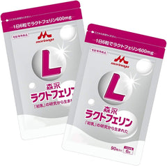 Morinaga Lactoferrin New Aluminum Pouch Package! Set of 2 (6 tablets per day x 30 day supply)