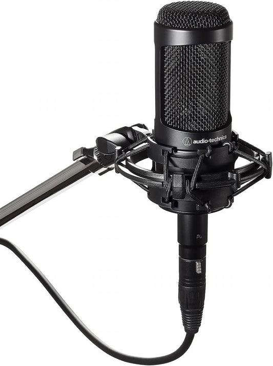 Audio Technica Audio Technica AT2035 Condenser Microphone Unidirectional/Low Cut Switch/Pad Switch/Dedicated Shock Mount Included/Recording/Home Recording/Video Distribution/Podcast/Live Comment/DTM/Black Domestic Genuine Product