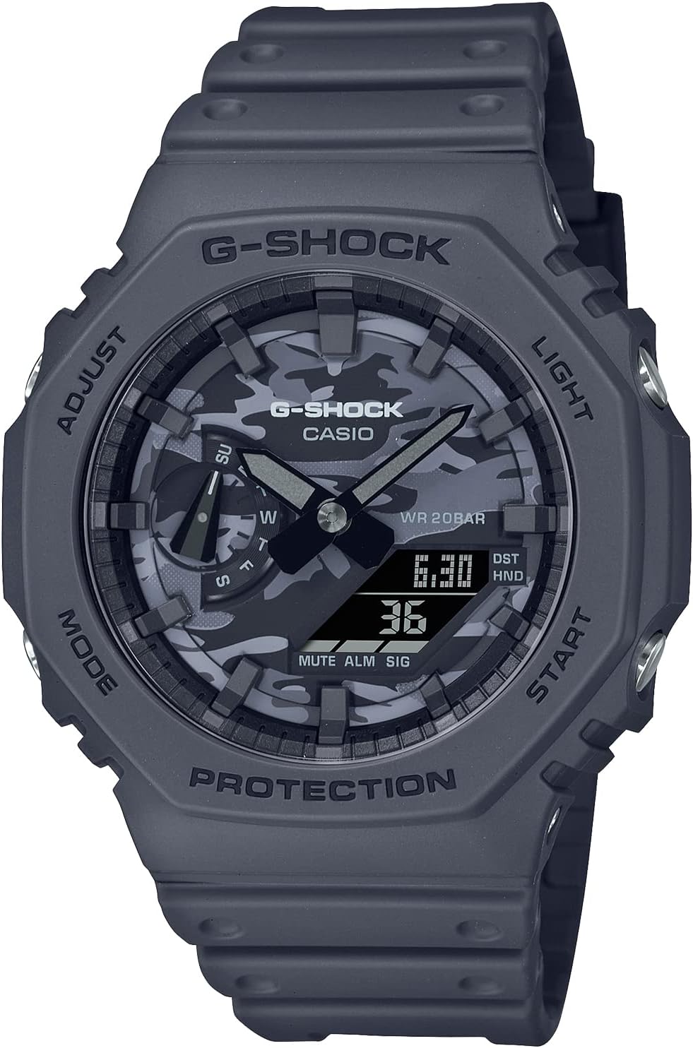 Casio G-SHOCK GA-2100 Series Men's Carbon Core Guard Digital Analog Combination Model