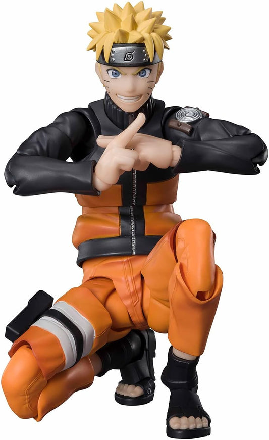 S.H. Figuarts Naruto Shippuden Uzumaki Naruto - Ninetai no Hashiki with Hope - Approx. 5.7 inches (145 mm), PVC   ABS Pre-painted Action Figure BAS63238