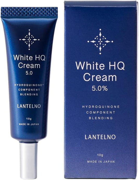 Pure Hydroquinone 5% Formulated Lanterno White HQ Cream Made in Japan