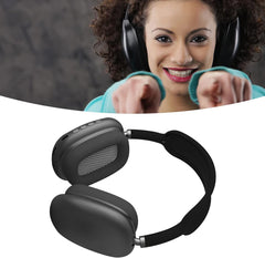 Bluetooth Headphones, ABS Material Noise Reduction Wireless Headphones, Practical for Laptop (Black)