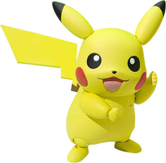 S.H. Figuarts Pokemon Pikachu, Approx. 3.9 inches (100 mm), PVC   ABS, Pre-painted Action Figure