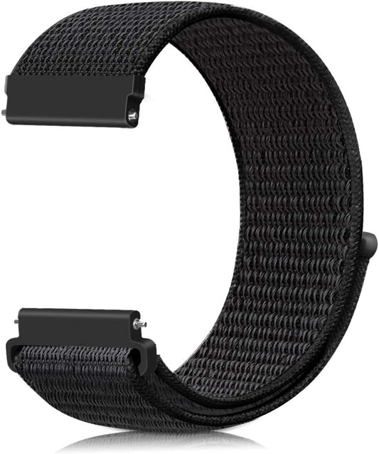 Watch Band, 0.8 inch (20 mm), 0.9 inch (22 mm), Loop Nylon Band, Similar to NATO Strap, No Tools Required, Easy to Replace