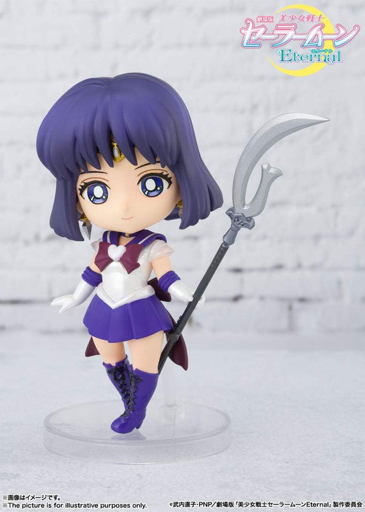 Figuarts mini Sailor Moon Super Sailor Saturn - Eternal edition, Approx. 3.1 inches (80 mm), PVC   ABS, Pre-painted Action Figure