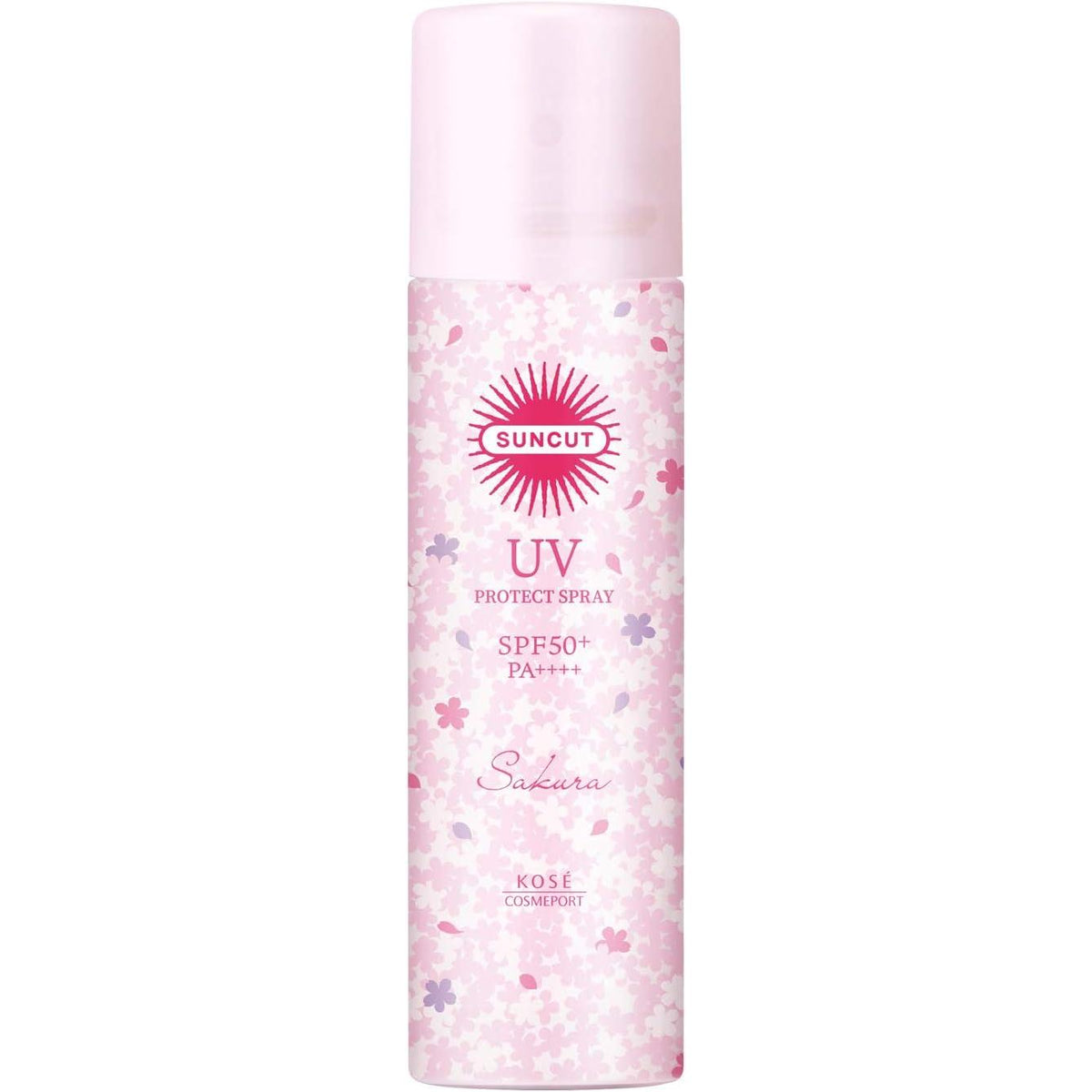 Suncut KOSE Sunscreen UV Spray SPF50+ PA++++ Waterproof Cherry Blossom Scent 100g (x 1)