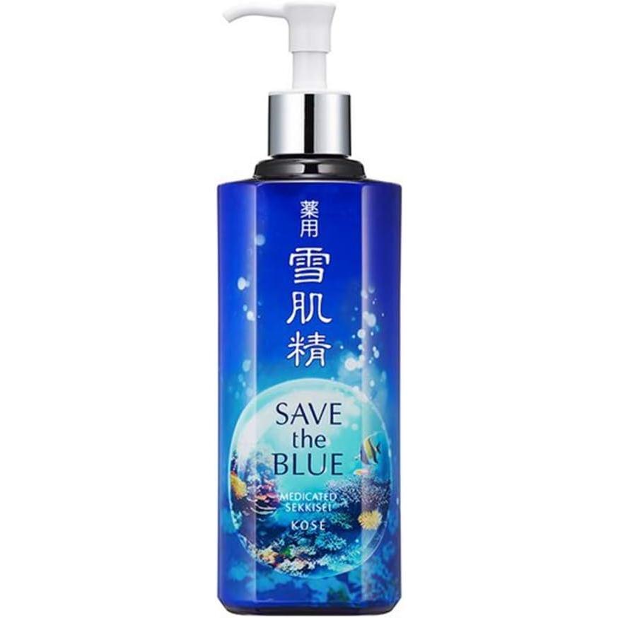 Kose Sekkisei "SAVE the BLUE" design bottle (fresh type) 500ml 2019 limited