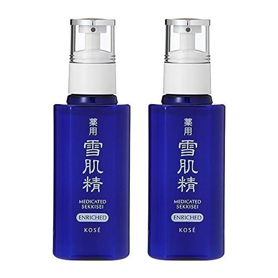 Set Kose Medicated Sekkisei Emulsion Enrich 140mL Set of 2 Quasi-drug