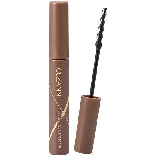 Cezanne Durable Curl Mascara 02 Brown 5.0g Smudge-resistant Long Fiber Contains Double Comb Shedding Brown Strong Curl