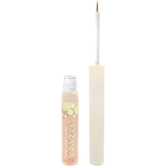 Cezanne Gel Glow Liquid Liner 20 Moon Beige 2.0g Liquid Glitter Liner Tear Bag Multicolor Glitter