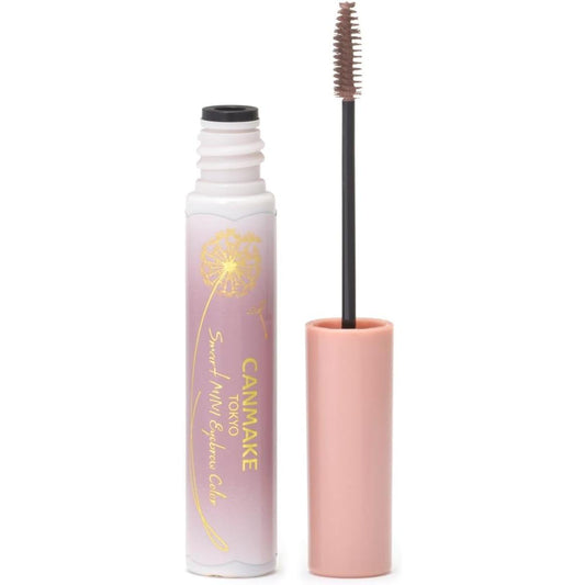 Can Makeup Smart Mini Eyebrow Color 03 Sakura Brown 4.9g Eyebrow Mascara Mini Brush Waterproof Hot Water Off