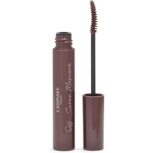 Can Makeup Off mascara 03 Dark Cherry Hot water off Waterproof Smudgeproof Curl Keep 1 x 7 grams of film type