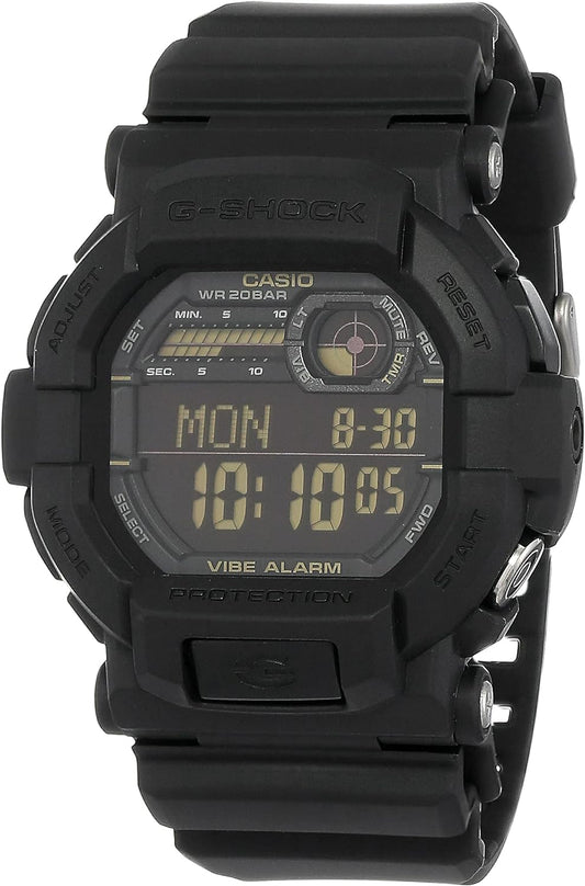 CASIO G-SHOCK Men's Digital Watch Vibration GD-350-1B Black Overseas Model Reimported Product