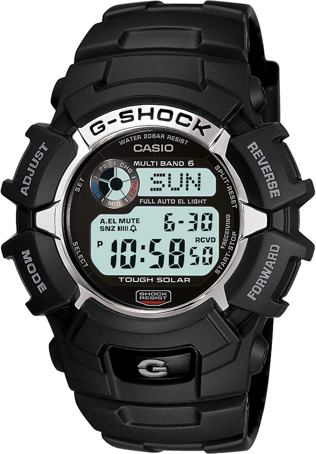 Casio G-Shock GW-2310-1 Multi-Band 6 Radio Solar, Overseas Model, Belt Type: