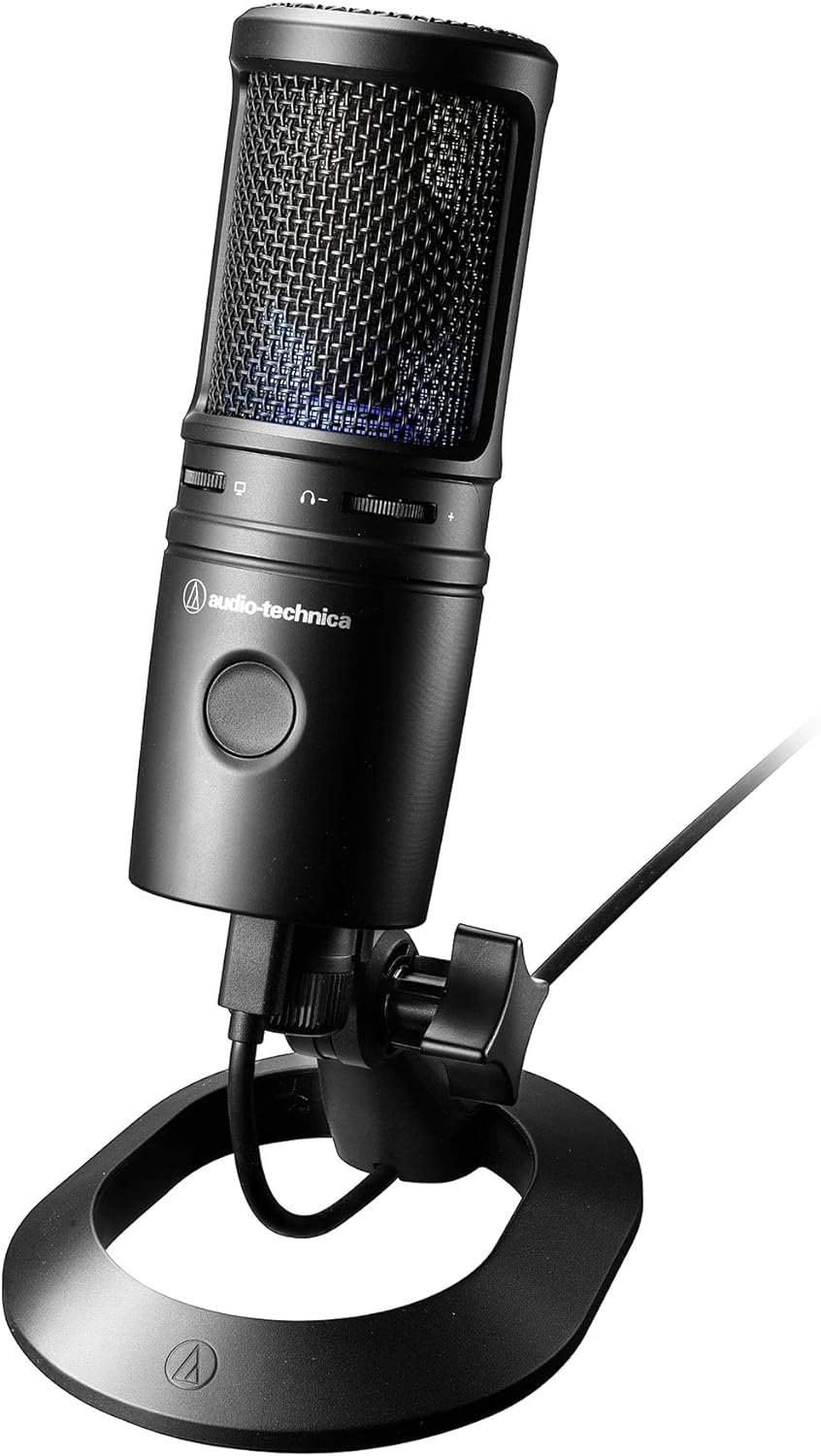 Audio Technica AT2020USB-X USB Microphone USB Condenser Microphone Condenser Microphone Gaming Microphone Game Gaming Live Streamer Content Creator Distribution Windows MAC PC Domestic Genuine Product