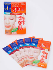 Set of 3 KOSE Clear Turn White Mask Q10 c (Coenzyme Q10) 5 doses (27mL x 5) x 3 pieces