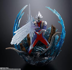 Figuarts Zero BAS63247 Ultraman Tiga Multi Type, Approx. 7.5 inches (190 mm), PVC / ABS Pre-painted Complete Figure