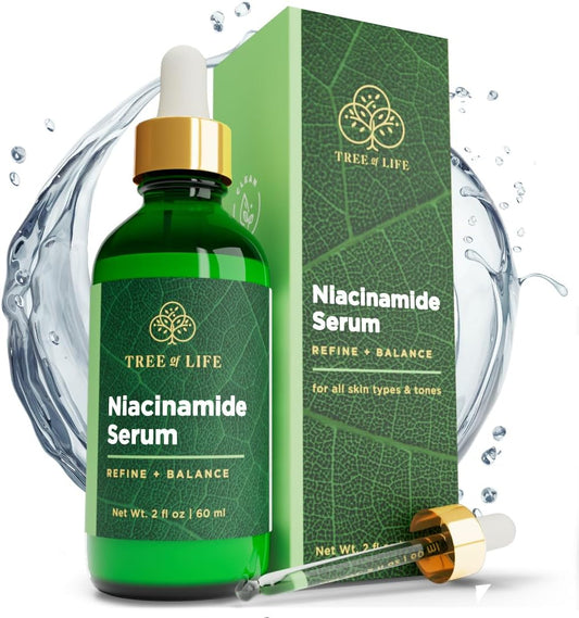 TREE OF LIFE Niacinamide Serum Serum 2.0 fl oz (60 ml), Moisturizing, Hydration