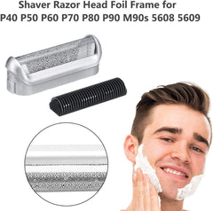 Braun Replacement Blade Series 5S Shaver Replacement Blade for Men Shaver Electric Shaver Replacement Head Razor Accessories 5S Series Set Blade Shaver Replacement Part Shaver Razor Head Foil Frame For braun p40p50p60p70P80P90 M90s 5608 5609