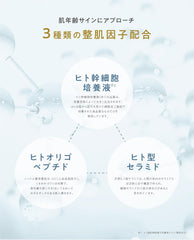 idio Human Stem Cell Serum, CICA Ceramide, EGF, Fullerene, Vitamin C Derivative, APPS, Aging Care, Fragrance-free, Made in Japan