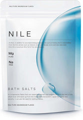 NILE Pure Magnesium Flake, Bath Salt, Sweating, Made in Japan, Unscented, Bath Cosmetics, Approx. 45 Times, Includes Measuring Spoon, 17.6 oz (500 g)