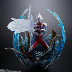 Figuarts Zero BAS63247 Ultraman Tiga Multi Type, Approx. 7.5 inches (190 mm), PVC / ABS Pre-painted Complete Figure