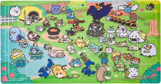 Pokemon Center Original Pokemon Card Game Playmat Pokémon Yurutto