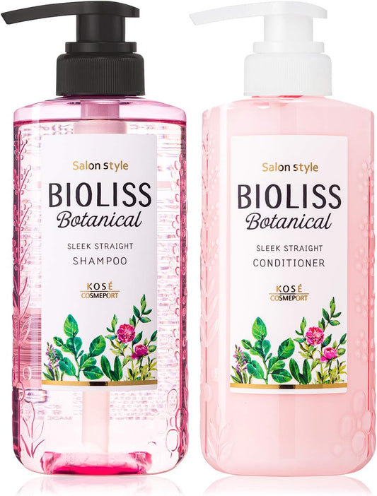 [Japanese Shampoo and Conditioner] SALON STYLE SS Biolis SP CD Bundle Set AZ19 (Sleek Straight) Shampoo 2 Piece Assortment