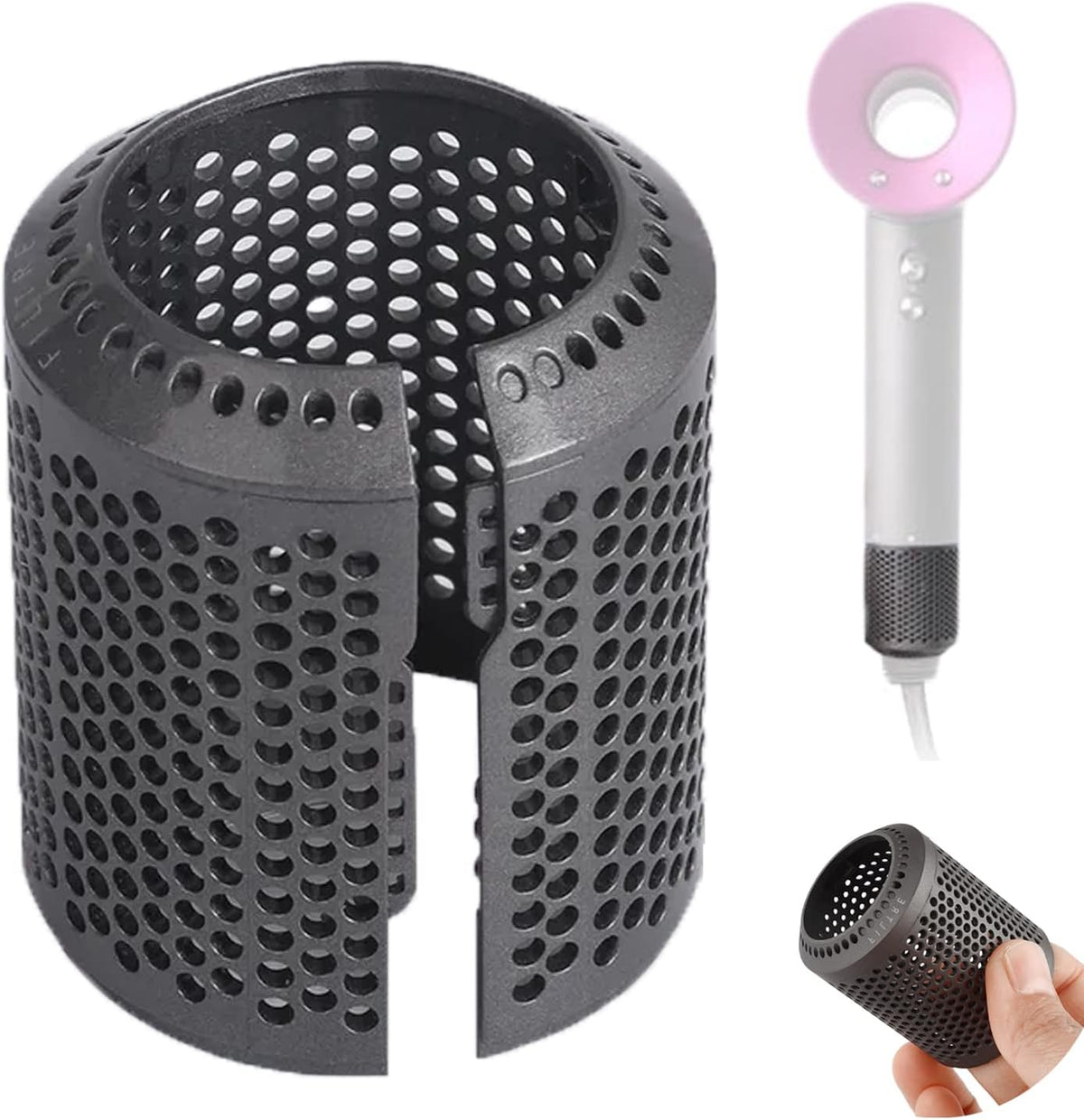 For Dyson Hair Dryer Outer Filter Cover HD01 HD03 HD08 HD15 Accessories Moisture Proof Strainer Filter Net Assembly Opening Design