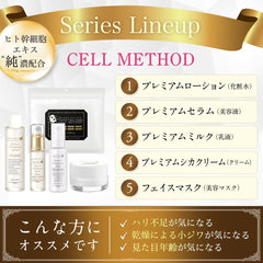 Human Stem Cell Emulsion Cell Method Enrich Premium Milk, 2.1 fl oz (60 ml), Human Stem Cell Culture Solution, High Formulation, EGF FGF Gloss Factor, Stem Cell Cosmetics, Cosmetics (1 Piece)