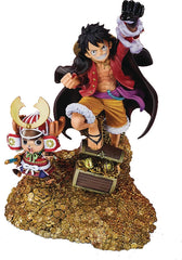 BANDAI SPIRITS Figuarts Zero One Piece Monkey D. Luffy - WT100 Commemorative, Painted by Eiichiro Oda, 100 Views of the Great Pirates - Approx. 7.5 inches (190 mm), ABS   PVC Pre-painted Complete Figure 201924