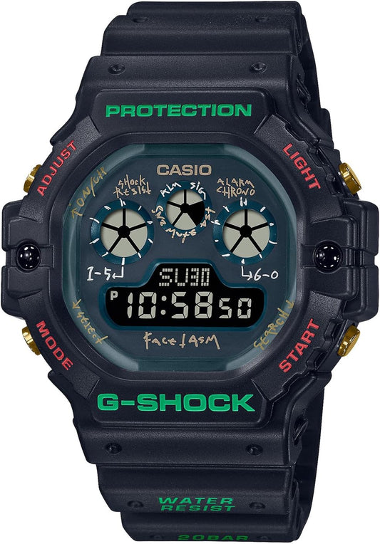 Casio G-Shock DW-5900 Series Wristwatch, Limited Edition / FACETASM collaboration model, Modern