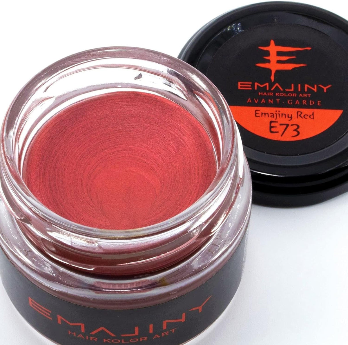 EMAJINY Emajiny Red E73 Emaginy Red Color Wax Red 1.2 oz (36 g) Made in Japan Unscented 1 Day Red Hair Rinse with Shampoo