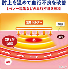 Kiribai (paulownia ash) HEENERS HAND HEATING HOLDER refill thermo-sheet Raynaud phenomenon BLOOD CIRCULATION IMPROVEMENT THERMOTHERAPY TOOL FOR BLOOD Refill 10 sheets included Kobayashi Pharmaceutical Co., Ltd