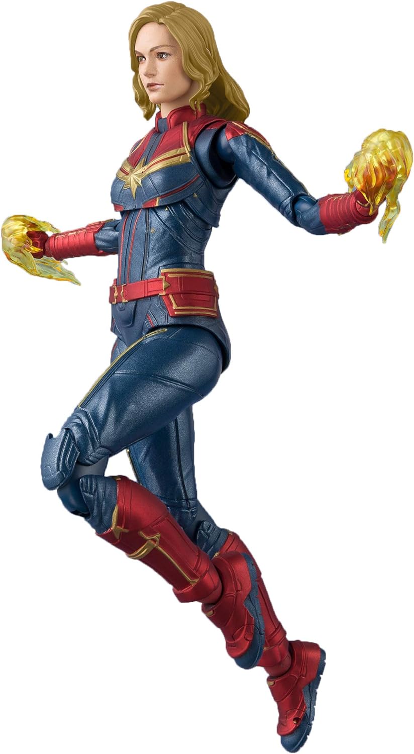 S.H. Figuarts Captain Marvel Approx. 5.9 inches (150 mm), PVC   ABS, Pre-painted Action Figure