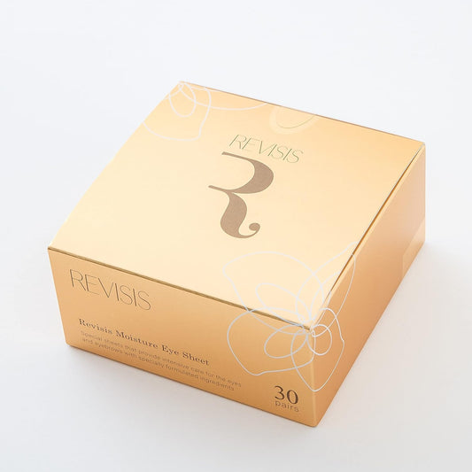 [Japanese Moisturizing] Revisys Moisture Eye Sheet (30 times) Glycyrrhizic Acid 2K Fullerene Placenta Hyaluronic Acid Elastin Collagen Hyaluronic Acid Swiftlet's Nest Extract