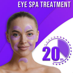 W BEAUTY Eye Spa Treatment, 60 Pieces, 30 Doses, Under the Eyes, Collagen Patches, Hydrogel, Moisturizing, Mask Patches, Tweezers Included, Eye Care