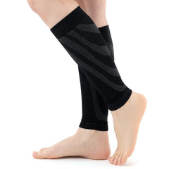 Calf supporter, compression, made in Japan, graduated compression supervised by a doctor, compression shin socks, cotton, 2-piece set for women and men iMLEi