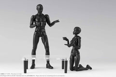 S.H. Figuarts Body-kun DX Set 2 (Solid Black Color Ver.) Approx. 5.9 inches (150 mm), ABS   PVC Action Figure