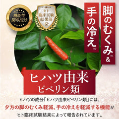 Meglea Premium Reduces leg swelling and coldness Reduces belly fat Hihatsu Tea Catechin Food with Function Claims Minawa Hakko 30 days supply/2 bags