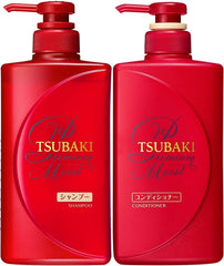 [Japanese Shampoo and Conditioner] TSUBAKI Premium Moist Experience Set (Shampoo   Conditioner) Fresh Floral Fruity Scent 2 Pieces Assorted