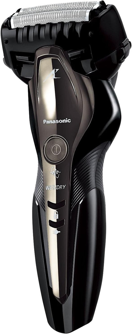 Panasonic Lamdash Men's Shaver Triple-Blade Safe for Baths Black ES-ST2P-K