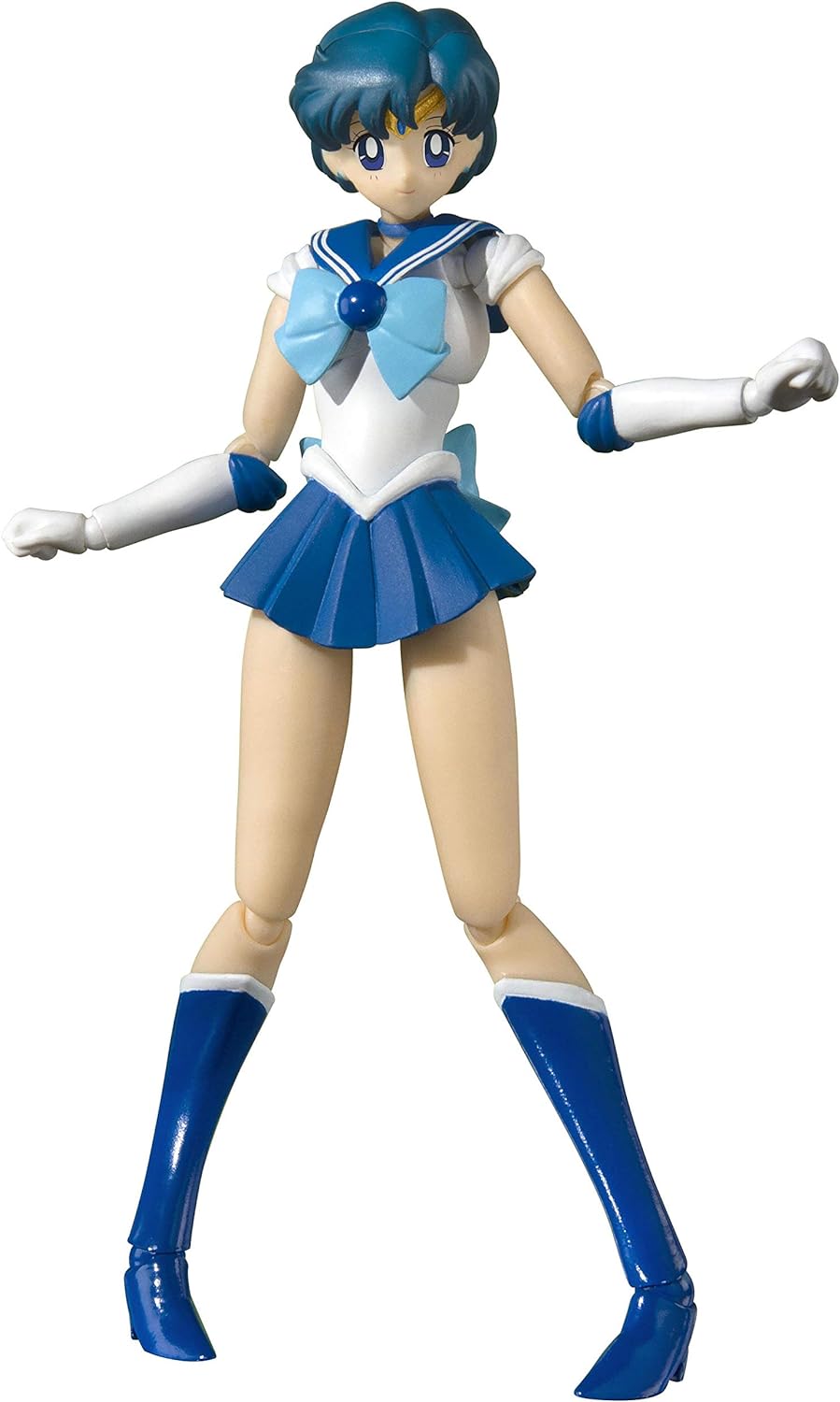 S.H. Figuarts Sailor Moon Sailor Mercury Animation Color Edition, Approx. 5.5 inches (140 mm), ABS   PVC Pre-painted Action Figure