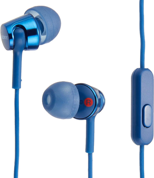 Sony Earphones MDR - EX155 bule