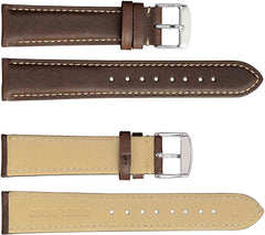 Watch Strap, 0.55, 0.63, 0.71, 0.75, 0.79, 0.83, 0.87, 0.91, 0.94 inch (14, 16, 18, 19, 20, 21, 22, 23, 24mm), Replacement Band, Vintage Leather Watch Band, Genuine Leather